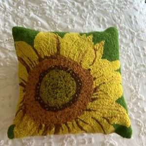 Sunflower pillow